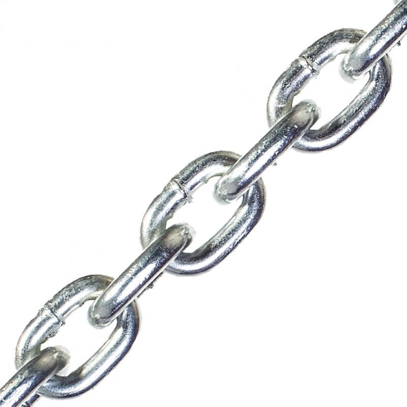 Corrente Galvanizada Elos Curtos Siva